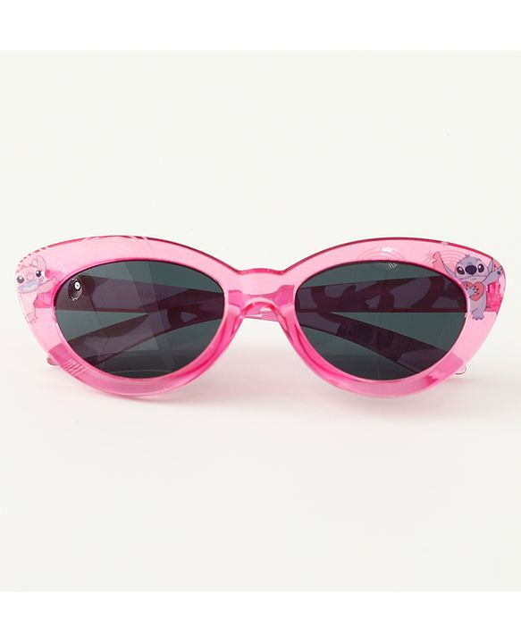 Babyhug Disney Free Size Sunglasses With Stitch Print - Pink