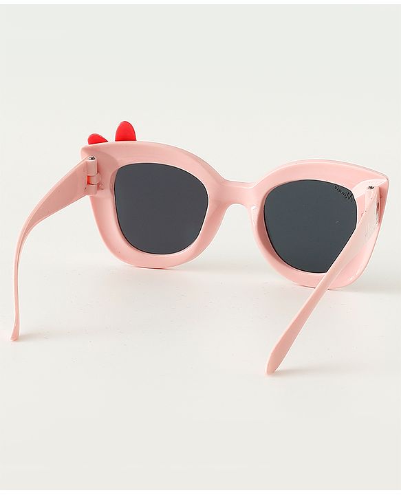 Babyhug Disney Jr. Minnie Sunglasses With Bow Applique - Pink