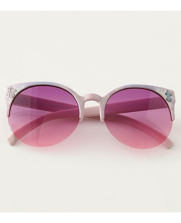 Babyhug Disney Free Size Sunglasses With Stitch Print - Pink