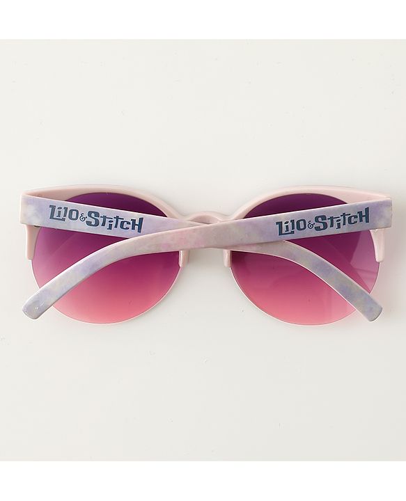 Babyhug Disney Free Size Sunglasses With Stitch Print - Pink