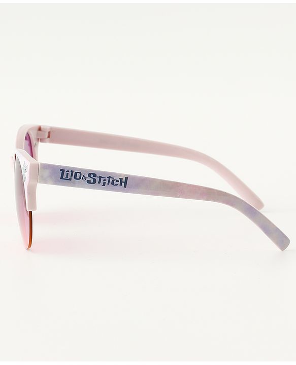 Babyhug Disney Free Size Sunglasses With Stitch Print - Pink