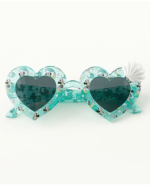 Babyhug Disney Jr. Minnie Free Size Sunglasses With Shell Applique  - Light Blue