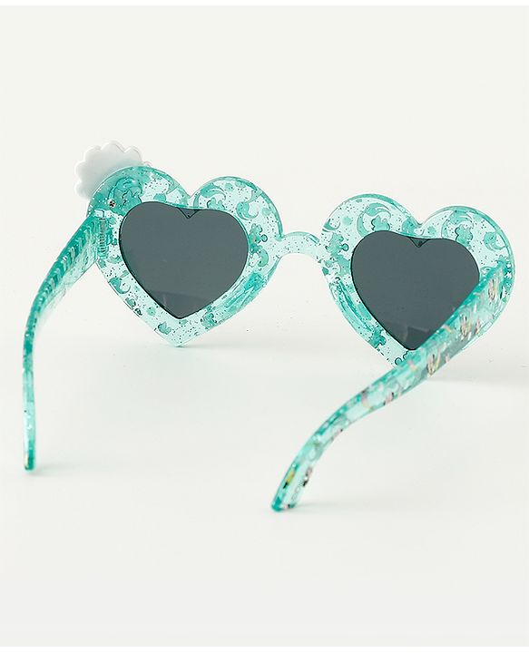 Babyhug Disney Jr. Minnie Free Size Sunglasses With Shell Applique  - Light Blue