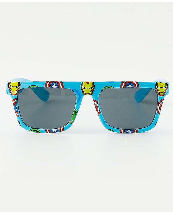 Pine Kids Marvel Free Size  Avengers Printed Sunglasses - Light Blue