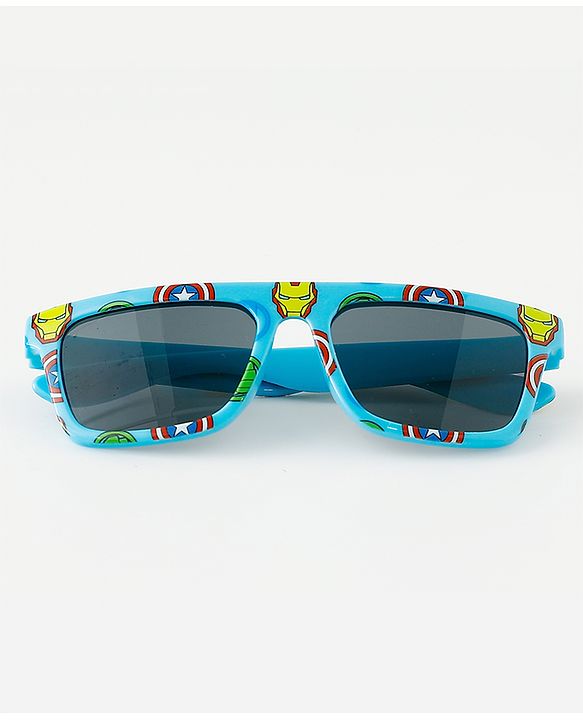Pine Kids Marvel Free Size  Avengers Printed Sunglasses - Light Blue