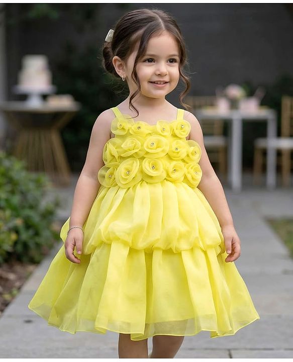Babyhug Woven Sleeveless Party Frock with Floral Lace Detailing - White