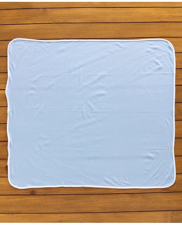 Babyhug 100% Cotton Wrapper Pack of 3 - Green & Blue