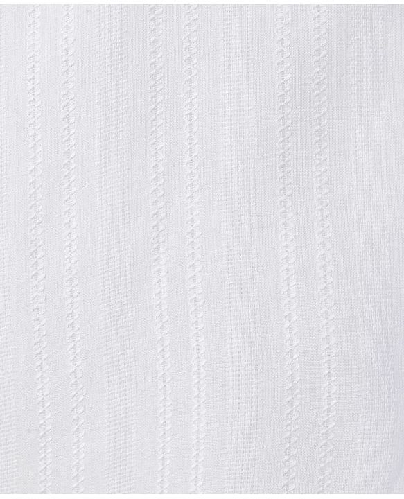 Babyhug Cotton Woven Full Sleeves Textured Kurta Dhoti Set - White