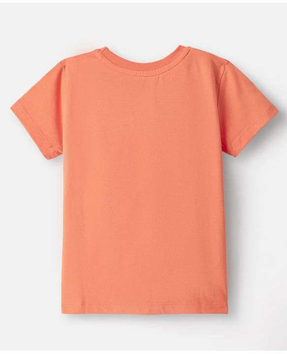 Pine Kids Cotton Knit Half Sleeves Text Printed T-Shirts Pack of 5 - Multicolor