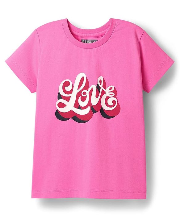 Pine Kids Cotton Knit Half Sleeves T-Shirts with Text Print Pack of 5 - Multicolor