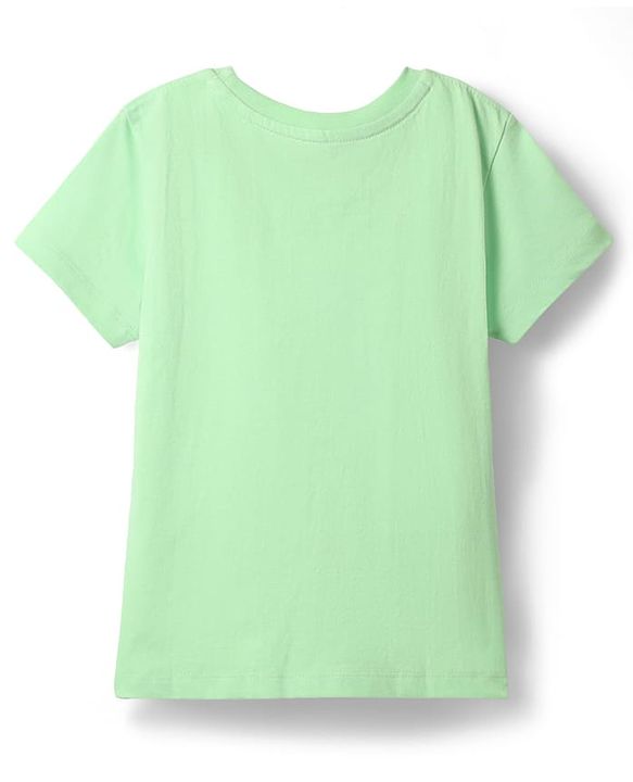 Pine Kids Cotton Knit Half Sleeves T-Shirts with Text Print Pack of 5 - Multicolor