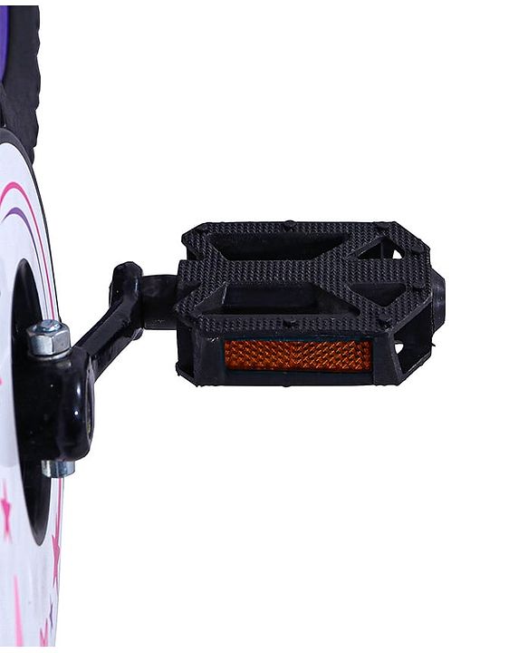 Babyhug Speedy Bicycle With Bell - Pink White| Storage Basket| Durable Brake