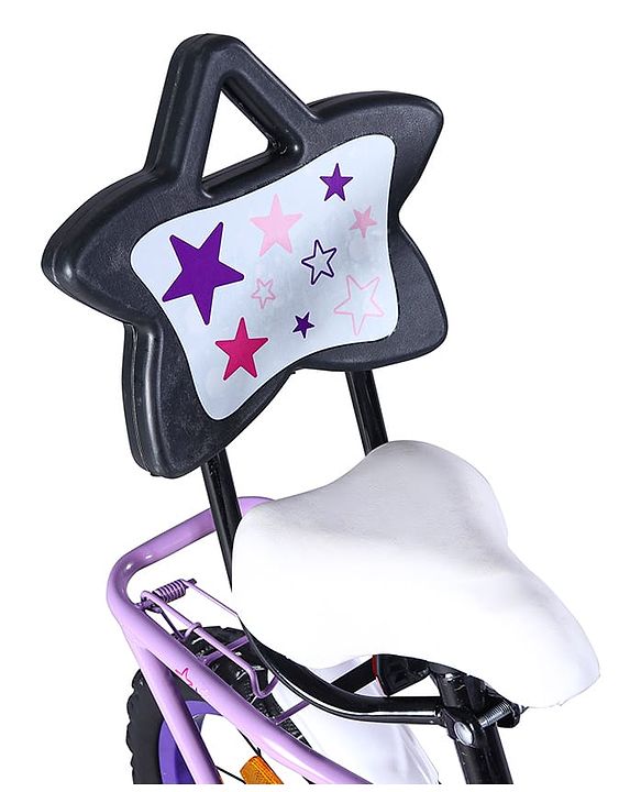 Babyhug Speedy Bicycle With Bell - Pink White| Storage Basket| Durable Brake