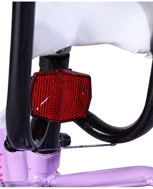 Babyhug Speedy Bicycle With Bell - Pink White| Storage Basket| Durable Brake