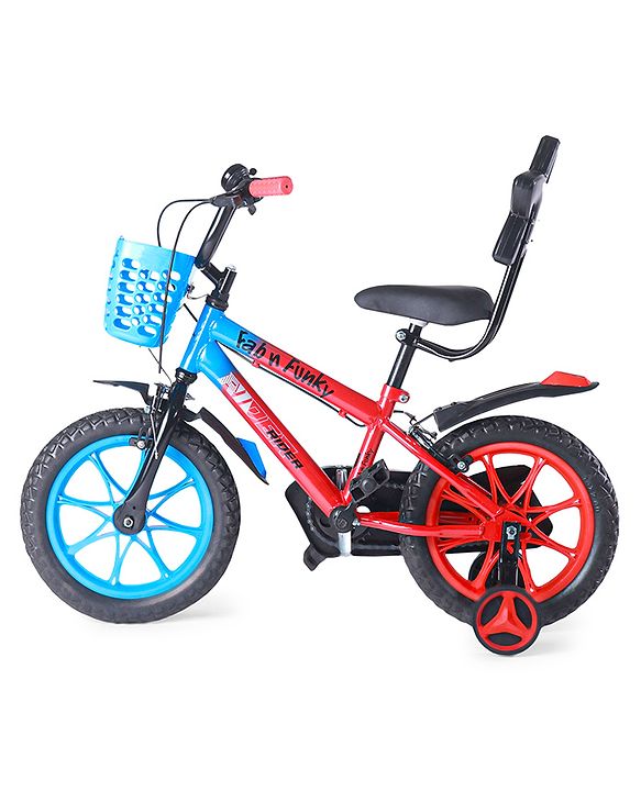 Jazz Rider Kids Bicycle with Storage Basket Bell & Training Wheels