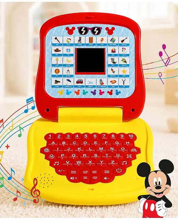 Babyhug Disney Frozen Educational Electronic Laptop with LED Screen for Kids| Computer Toy with Sound & Music| Alphabet & Number Learning| Activity Toy for 3+Yrs Boys & Girls| Best Birthday Gift