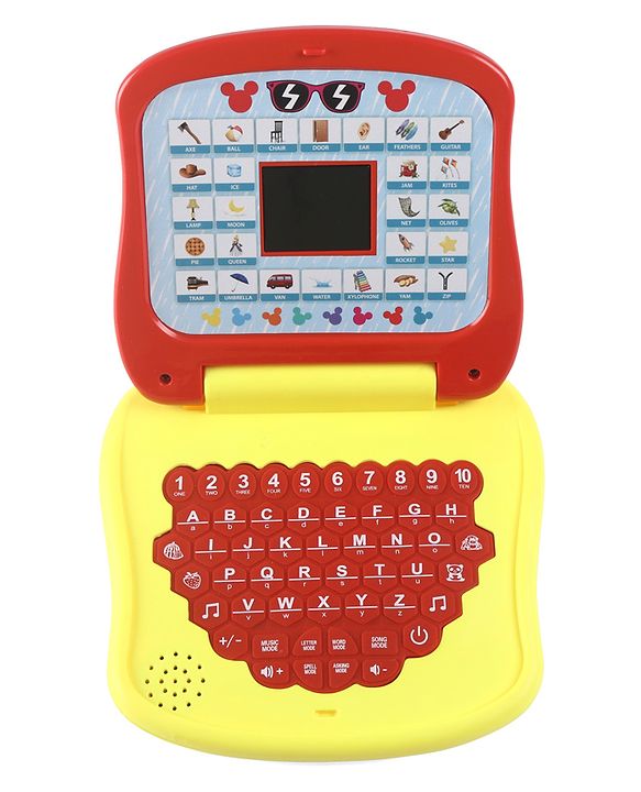 Babyhug Disney Frozen Educational Electronic Laptop with LED Screen for Kids| Computer Toy with Sound & Music| Alphabet & Number Learning| Activity Toy for 3+Yrs Boys & Girls| Best Birthday Gift