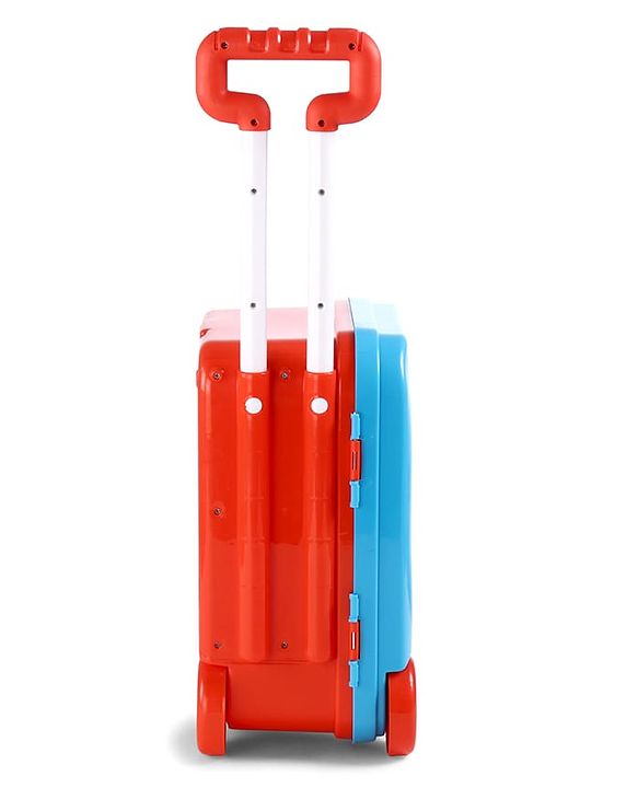 Babyhug Disney Mickey & Friends Doctor Trolley for Kids| Kids Doctors Play Set trolley, Medical Trolley Cart for Kids with 18 Pcs  - Blue &  Red