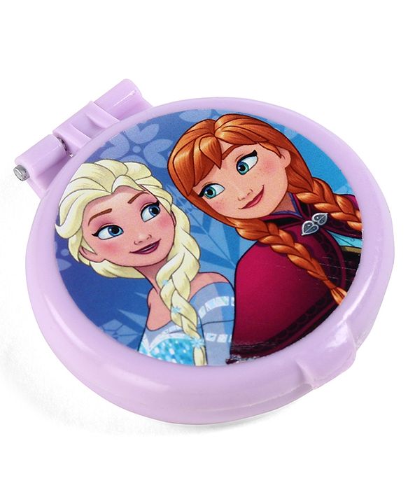 Babyhug Disney Frozen Theme Pretend Play Makeup Trolley Set with Briefcase and Accessories| Cosmetic Set 2 in 1 Vanity Table | Beauty Make Up Trolley Set with 22 pieces & 2 Sticker - Lilac