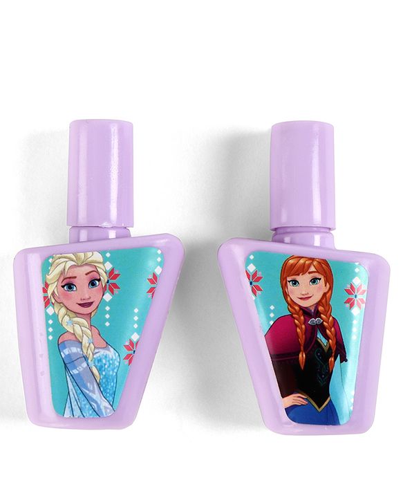 Babyhug Disney Frozen Theme Pretend Play Makeup Trolley Set with Briefcase and Accessories| Cosmetic Set 2 in 1 Vanity Table | Beauty Make Up Trolley Set with 22 pieces & 2 Sticker - Lilac