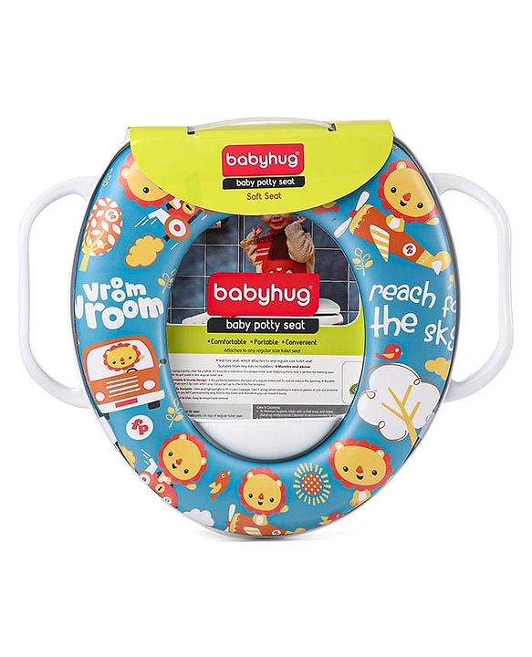 Babyhug Soft Cushioned Baby Potty Seat- Blue