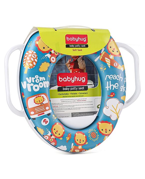 Babyhug Soft Cushioned Baby Potty Seat- Blue