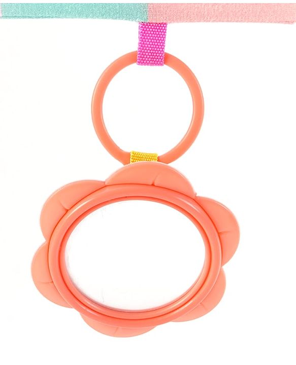 Babyhug Disney Frozen Baby Kick and Play Piano Play Gym with Lights and Music - Orange| 5 Hanging Rattles with Musical Keyboard| Ideal Gifting Option - Multicolor