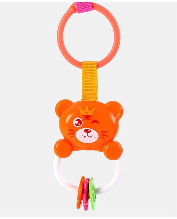 Babyhug Disney Frozen Baby Kick and Play Piano Play Gym with Lights and Music - Orange| 5 Hanging Rattles with Musical Keyboard| Ideal Gifting Option - Multicolor