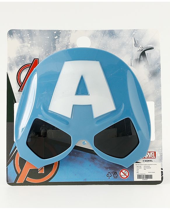 Pine Kids Marvel Avengers Free Size Sunglasses - Blue.