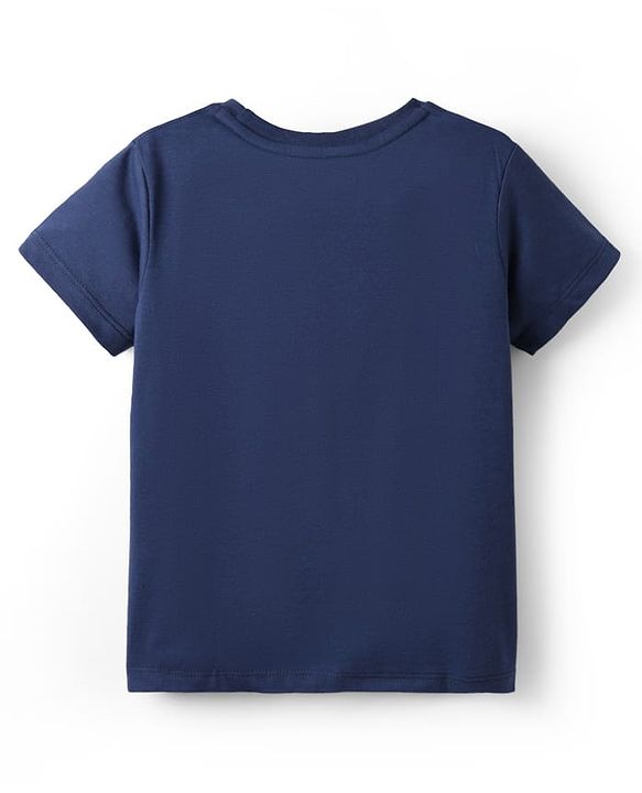 Pine Kids Cotton Knit Half Sleeves T-Shirts with Text Print Pack of 5 - Multicolor