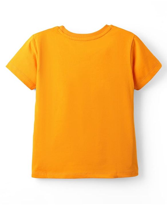 Pine Kids Cotton Knit Half Sleeves T-Shirts with Text Print Pack of 5 - Multicolor