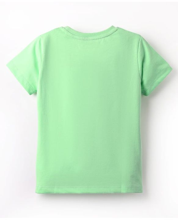 Pine Kids Cotton Knit Half Sleeves T-Shirts with Text Print Pack of 5 - Multicolor