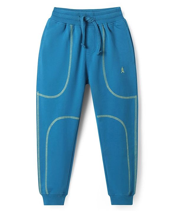 Pine Kids Knit Full Length Lounge Pant - Teal Blue