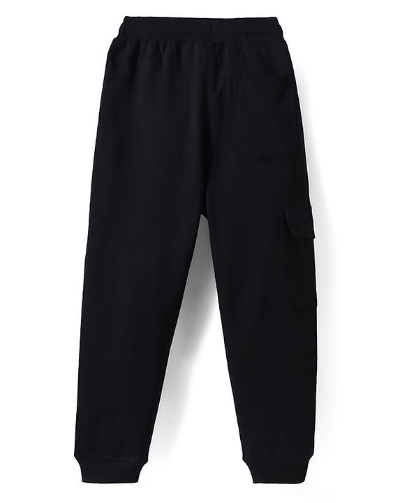 Pine Kids Knit Full Length Printed Lounge Pant - Black