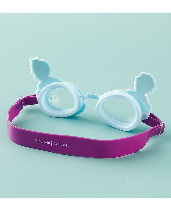 Pine Kids Disney Swimming Goggles With Elsa & Anna Applique - Blue