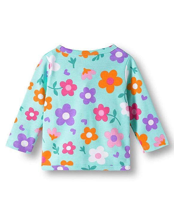 Babyhug Disney Interlock Knit Full Sleeves Jhablas with Winnie the Pooh Graphics Pack of 3 - Light Blue Lavender & Pink