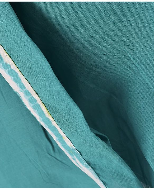 Babyhug Cotton Woven Full Sleeves Tie & Dye Kurta Dhoti Set - Blue