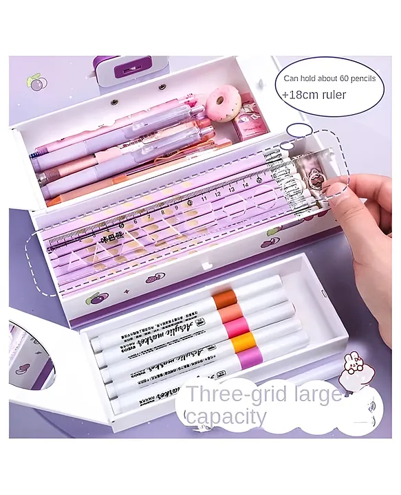 YAMAMA Ninis Happy Time Pencil Case For Kids With Password Lock