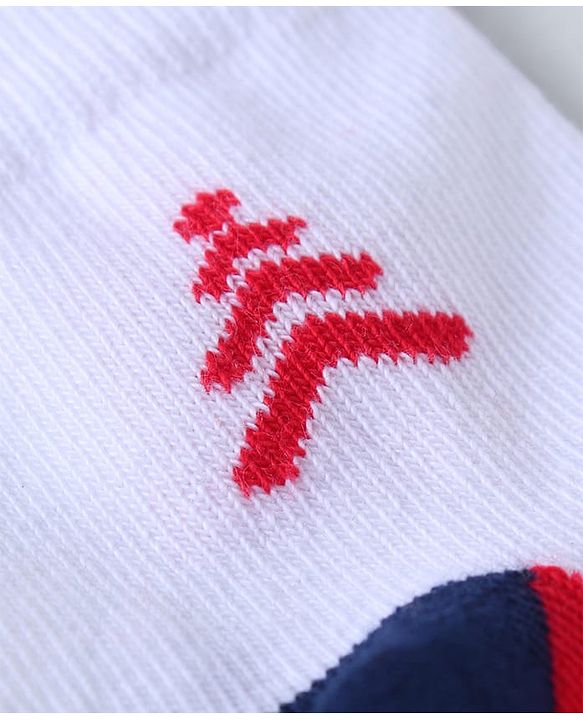 Pine Kids Ankle Length Socks with  Logo Design Pack Of 3 (Colour May Vary)