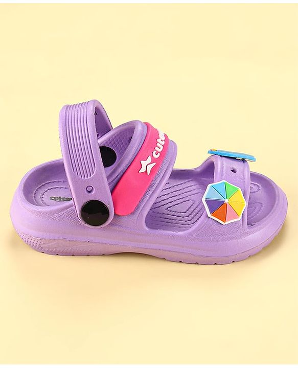 Cute Walk by Babyhug Clogs with Backstrap Gaming Applique - Navy Blue