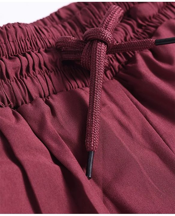 Pine Active Woven Shorts with Full Length Tights - Maroon
