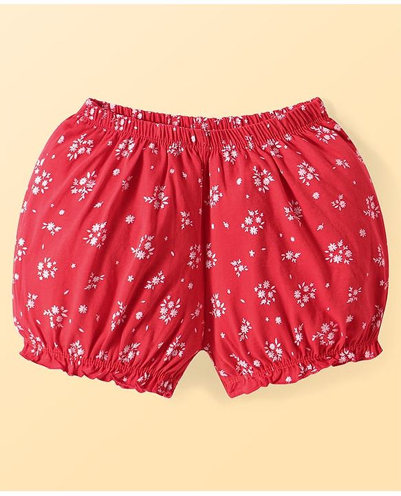 Pine Kids Knit Bloomers with Floral Print Pack of 3 (Color May Vary)