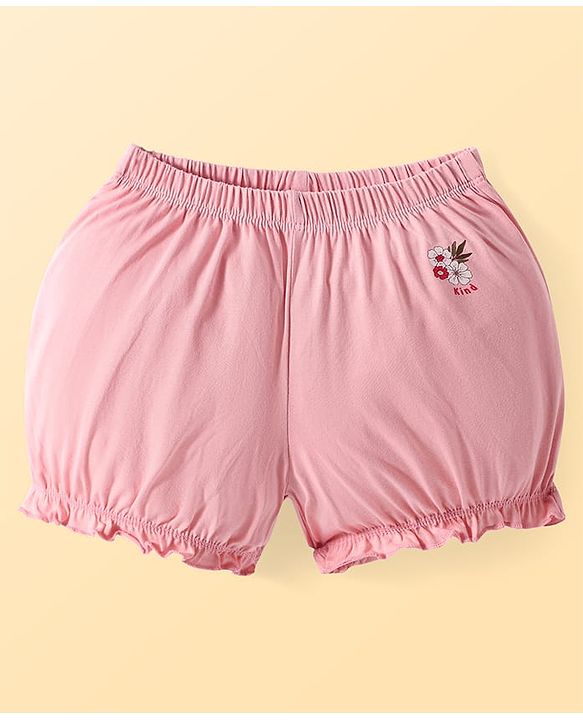 Pine Kids Knit Bloomers with Floral Print Pack of 3 (Color May Vary)