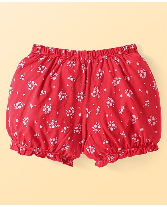 Pine Kids Knit Bloomers with Floral Print Pack of 3 (Color May Vary)