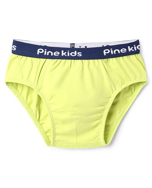 Pine Kids Cotton Elastane Knit Briefs Pack of 3 (Color May Vary)