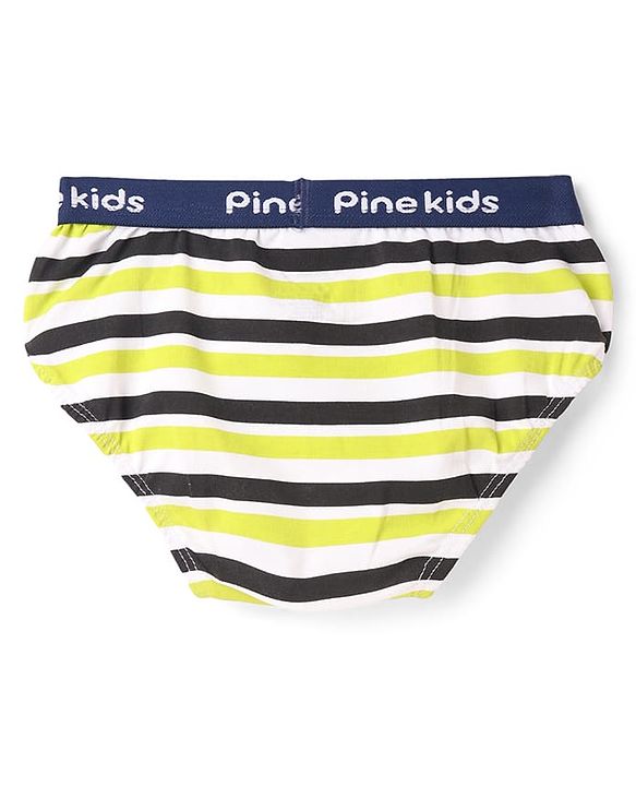 Pine Kids Cotton Elastane Knit Briefs Pack of 3 (Color May Vary)