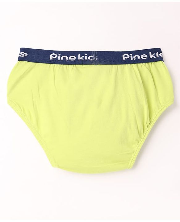 Pine Kids Cotton Elastane Knit Briefs Pack of 3 (Color May Vary)