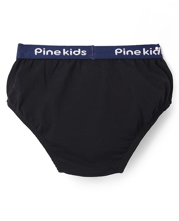 Pine Kids Cotton Elastane Knit Briefs Pack of 3 (Color May Vary)