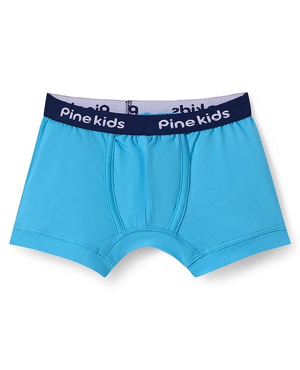 Pine Kids Cotton Knit Trunks With Stripes & Star Print Pack Of 3 - Color May Vary