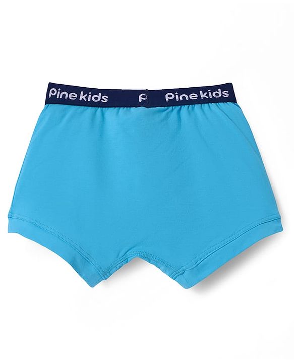 Pine Kids Cotton Knit Trunks With Stripes & Star Print Pack Of 3 - Color May Vary